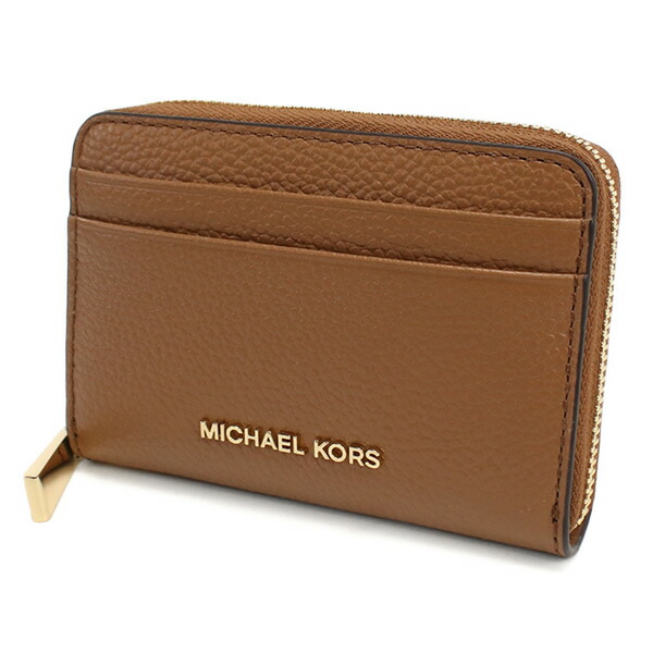 マイケルコース MICHAEL KORS 小銭入れ コインケース JET SET ミニ財布 32T4GJ6Z5L LEATHER 230 LUGGAGE ブラウン