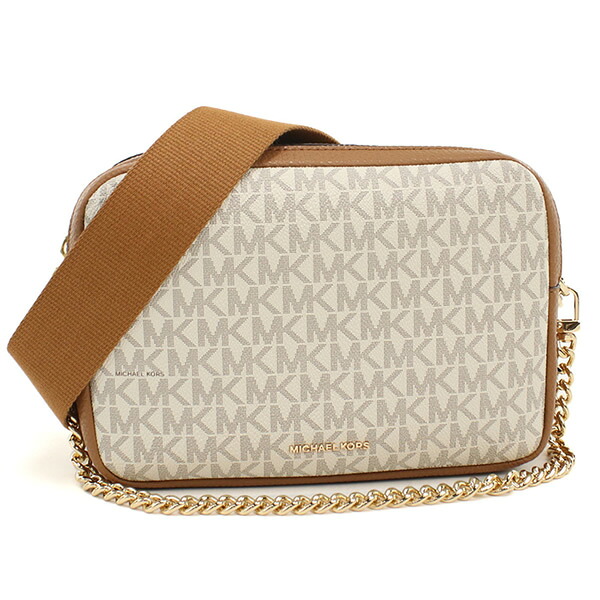 マイケルコース MICHAEL KORS ショルダーバッグ 32S5GYTC5B 2WAY BRYANT 斜め掛け VANILLA-ACRN ホワイト｜marcoplus