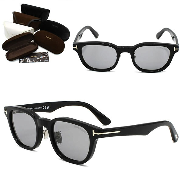 トムフォード サングラス TOM FORD FT1231-D/S 01A 49 サングラス EYEWEAR TF1231 ブラック グレー アジアンフィット メンズ レディース ユニセックス 32,370円