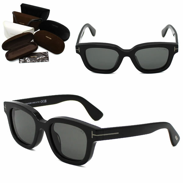 トムフォード サングラス TOM FORD FT1274-D-N/S 01A 49 TF1274 EYEWEAR アジアンフィット ブラック グレー メンズ レディース ユニセックス