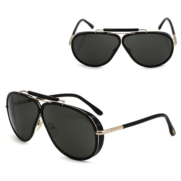 トムフォード サングラス TOM FORD FT0509/S 01A 65 TF509 サングラス ノーズパッド 100%UV EYEWEAR メンズ レディース ブラック グレー｜marcoplus 17,612円