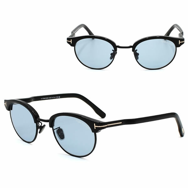 トムフォード サングラス TOM FORD FT1120-D/S 01A 48 サングラス EYEWEAR アジアンフィット メンズ レディース ユニセックス ブラック ブルー