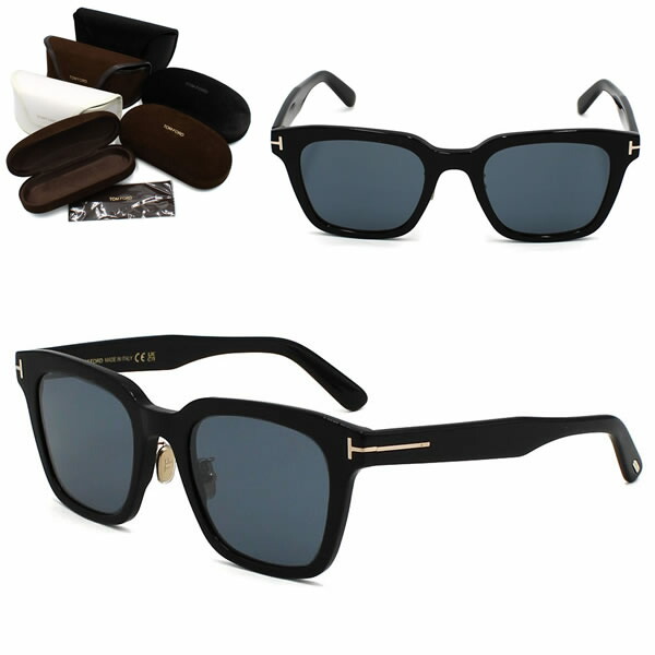 トムフォード サングラス TOM FORD FT1163-K/S 01A 53 サングラス EYEWEAR ブラック グレー アジアンフィット メンズ レディース ユニセックス