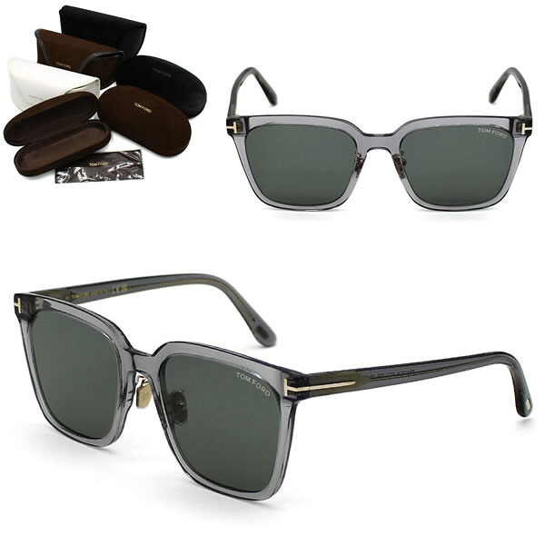 トムフォード サングラス TOM FORD FT1132-K/S 20A 56 TF1132-K サングラス アジアンフィット EYEWEAR グレー クリア