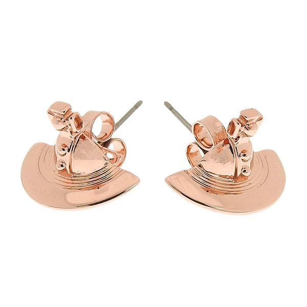ヴィヴィアンウエストウッド Vivienne Westwood ピアス アクセサリー ピンクゴールド SOLID ORB EARRINGS 62010038 02G002