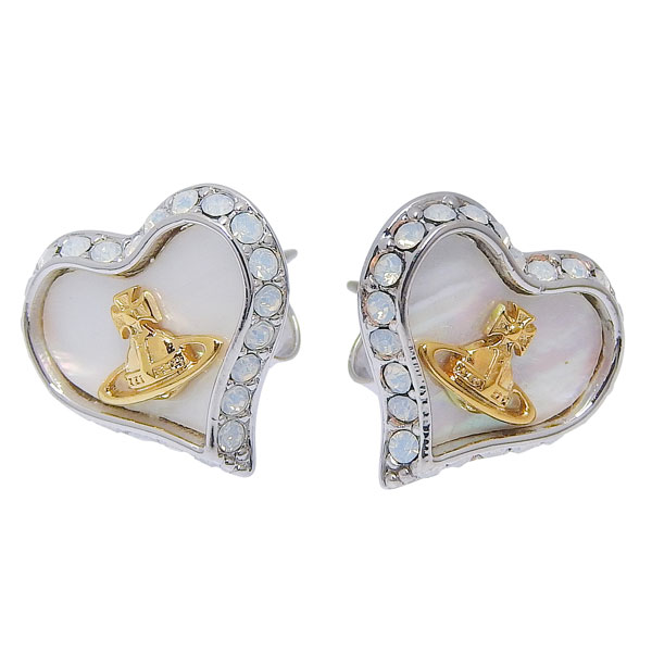 ヴィヴィアンウエストウッド Vivienne Westwood ピアス アクセサリー PETRA EARRINGS 62010074 02P556 シルバー｜marcoplus