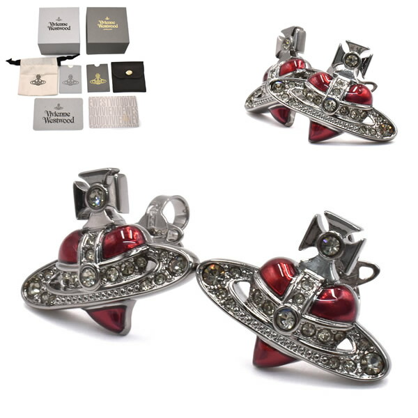 Vivienne Westwood nano heart ピアス ガンメタ Vivienne Westwood ヴィヴィアンウエストウッドVivienne