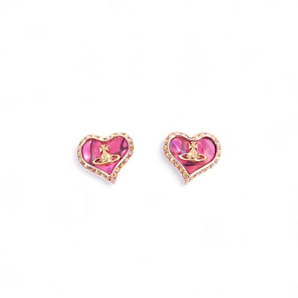 ヴィヴィアンウエストウッド ピアス Vivienne Westwood PETRA 62010074-02G410 ピンクゴールド ゴールド ピンク