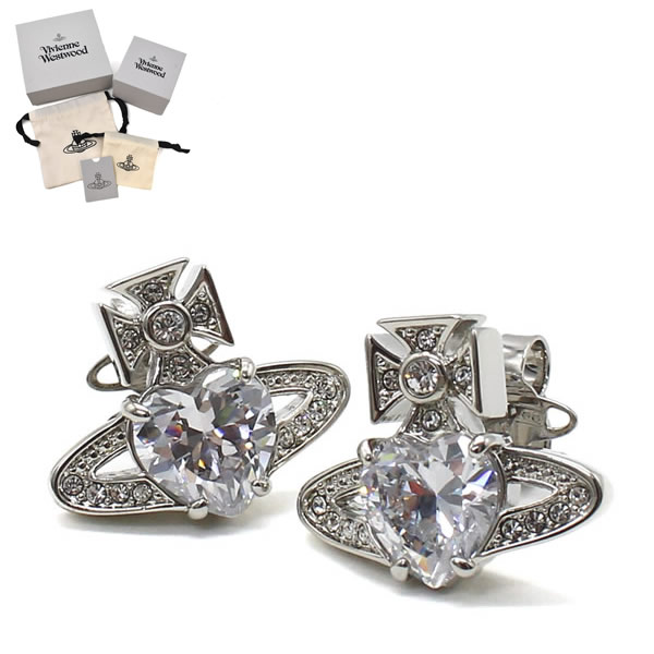 ヴィヴィアンウエストウッド VIVIENNE WESTWOOD ピアス 6201031T-02P169-CN ARIELLA EARRINGS シルバー|marcoplus