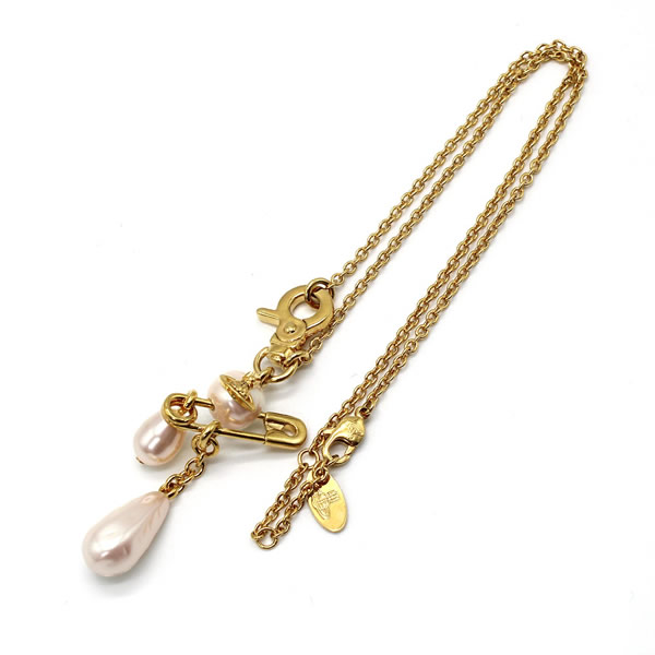 ヴィヴィアンウエストウッド VIVIENNE WESTWOOD ネックレス 63010135-02R107-IM CLAUDE SMALL NECKLACE ゴールド