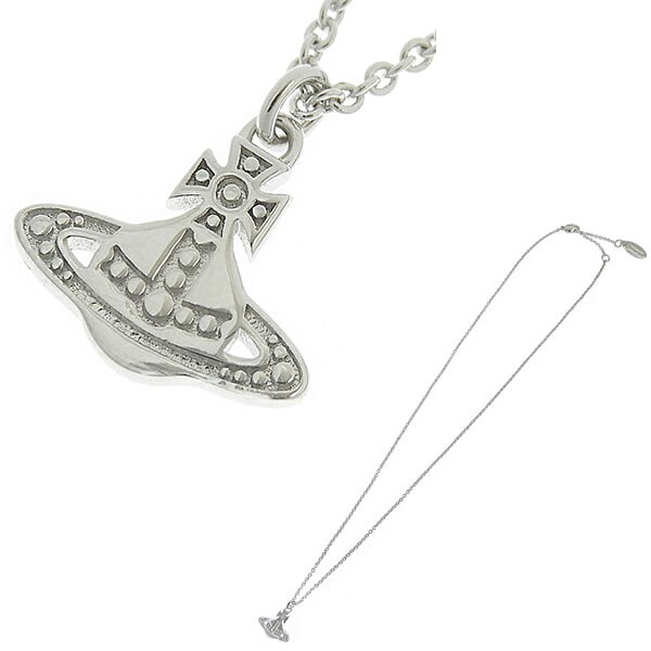 ヴィヴィアンウエストウッド VIVIENNE WESTWOOD ネックレス アクセサリー プラチナム シルバー MARINETTA PENDANT 630203HQ 02P019|marcoplus