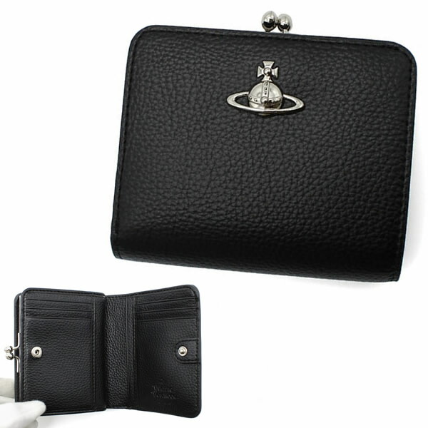 ヴィヴィアンウエストウッド Vivienne Westwood 二つ折り紙入れ 折り畳み 5115002XW-S000D-N403 紙入れ 2つ折り紙入れ 黒いこと