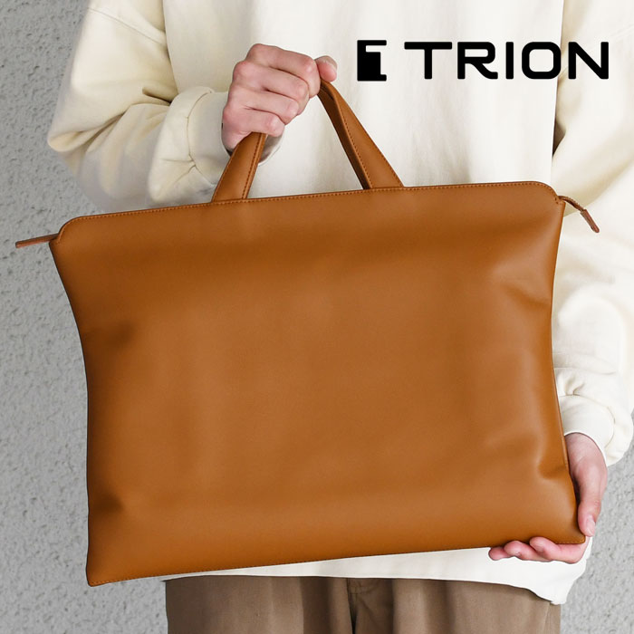 楽天市場】[TRION SA116 DK.TAN]ビジネスバッグ ブリーフケース B4