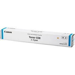 キヤノン(Canon) TONER 038 C トナー038 シアン 純正品|まれなりショップ
