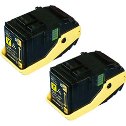 CT201401 トナーカートリッジ 黄色 【2本仕掛ける】 富士ゼロックス（FUJI XEROX）用 リサイクルトナー 【再利用即納品】【リコール無料】【安全性のある引き受ける付】【リユース品】
