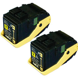 PR-L9100C-11W トナーカートリッジ 黄色 【2本仕掛ける】 日本電気（NEC）用 リサイクルトナー 【再利用即納品】【リコール無料】【安全性のある引き受ける付】【リユース品】