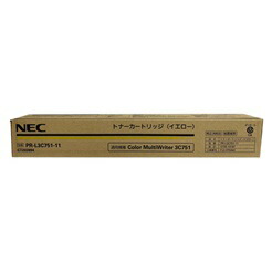 【ポイント20倍】日本電気（NEC） PR-L3C751-11 トナーカートリッジ イエロー　純正品