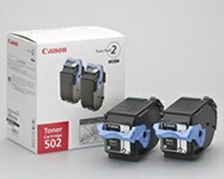 【尖んがり10倍】キヤノン（Canon） CRG-502BLK2P トナーカートリッジ502 黒いこと 2本容器に並べる 完全無欠品