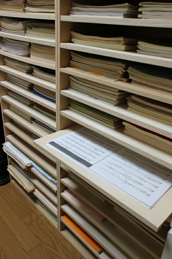 margherita Documents shelves A3 20 wooden （ document storage shelf