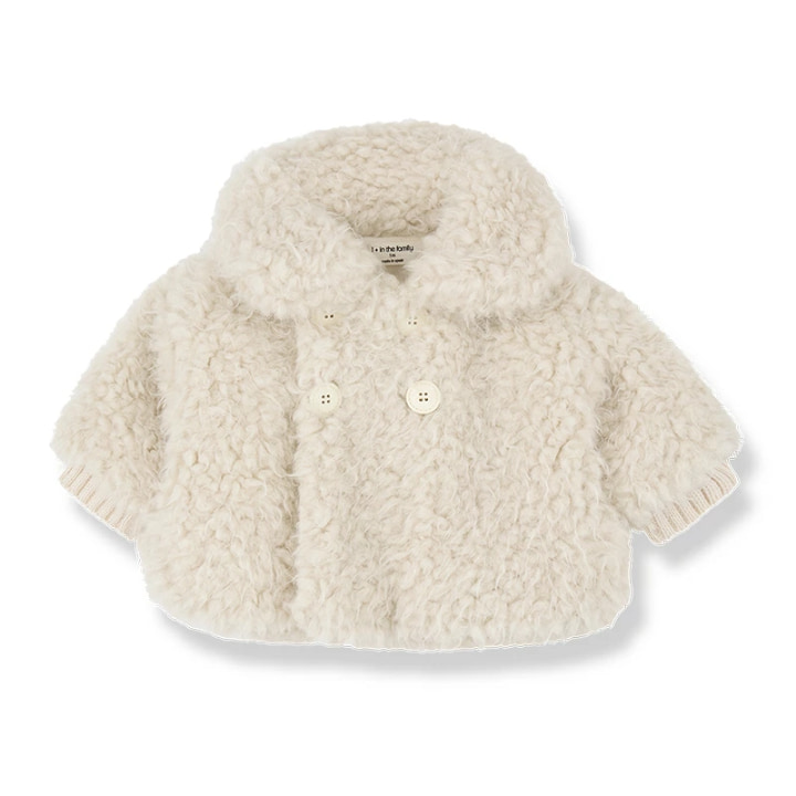 ✴︎新品未使用✴︎ 1+in the family ボアコート 楽天市場】ワンモアインザファミリー EMILIA coat - ecru (12か月/24か