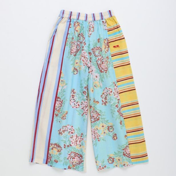 maisonmangostan メゾンマンゴスタン 長ズボン パンツ フラワー 花 花柄 ストライプ ボーダー カラフル 夏 キッズ 子供 子供服 出産祝い ギフト スペイン インポート 春夏 上質 子供用 2歳 3歳 4歳 5歳 6歳 7歳 90 90cm 95 95cm 100 100cm 110 110cm 120 120cm 130 130cm