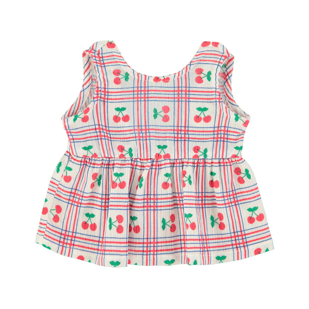 piupiuchick ノースリーブ トップス 桜んぼう さくらんぼ トップ サクラ色 ピウピウチック 乳飲み子 もの言う花 生み出すこと祝賀会 差し上げ物 ポルトガル共和国 はたご屋界面 インポート ベビー服 赤ちゃん服 御前上等 御姉さん オール時節 80 85 90 1歳 1歳半 2歳 80糎 90糎 85糎