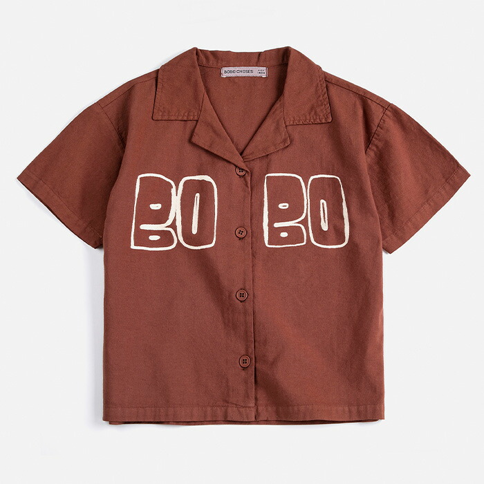bobochoses ボボショーズ bobo choses ボボ ショーズ ティーシャツ 赤銅色 襟 プルオーバー 紅茶プルオーバー もの言う花 オーガニックコットン 綿 乳飲み子 生み出すこと祝賀会 差し上げ物 エスパニア はたご屋界面 外国でちびっ子服 春 夏 春夏 半袖 ベビー服 御前上等 ちびっ子 ちびっ子服 90 100 110 120 130 140 キッズ