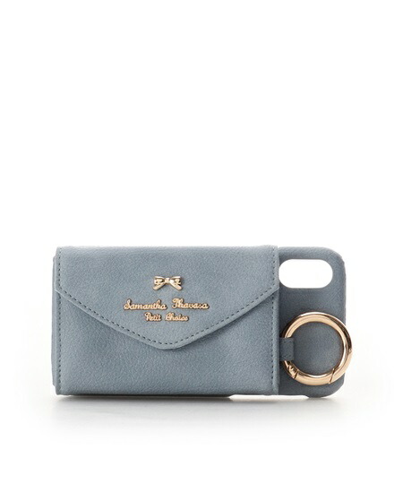 国内最安値 サマンサタバサ モバイルケース Iphonex Xs カードケース付きiphoneケース ライトブルー Samanthathavasapetitchoice Grand Lounge オープニング大放出セール Atsu Edu Ge