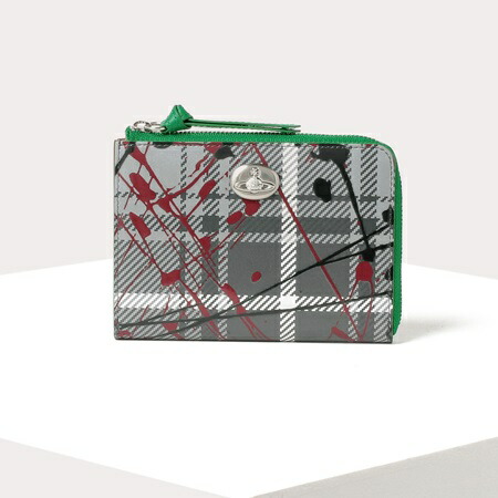 ヴィヴィアンウエストウッド 小銭入れ コインケース ニュータータン グレー Vivienne Westwood