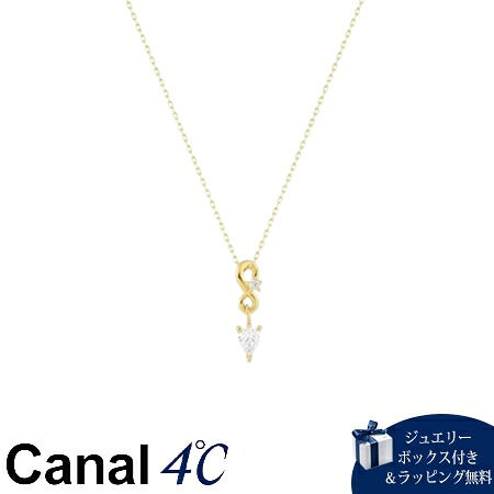 【無料ラッピング】 カナルヨンドシー Canal 4℃ カナル4℃ K10イエローゴールド ネックレス キュービックジルコニア ブランド 正規品 新品 ギフト プレゼント 人気 おすすめ 誕生日 記念日 クリスマス 送料無料