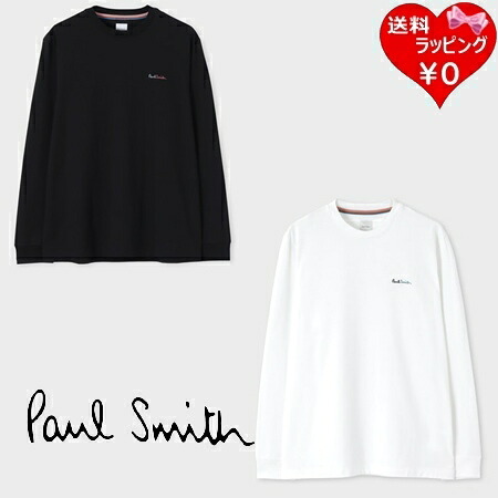 【無料ラッピング】 ポールスミス Paul Smith Tシャツ ロンT ランダムスペル 長袖Tシャツ 綿100% ブランド 正規品 新品 ギフト プレゼント 人気 おすすめ 誕生日 記念日 クリスマス 送料無料