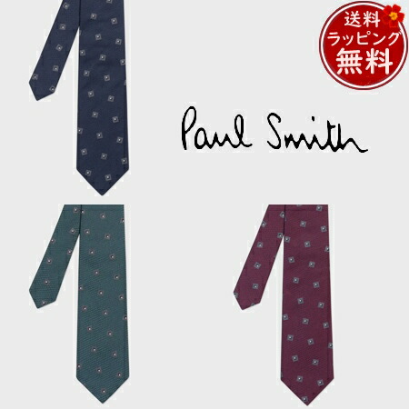 【無料ラッピング】 ポールスミス Paul Smith ネクタイ ランダムブロック タイ 日本製 シルク100% ブランド 正規品 新品 ギフト プレゼント 人気 おすすめ 誕生日 記念日 クリスマス 送料無料