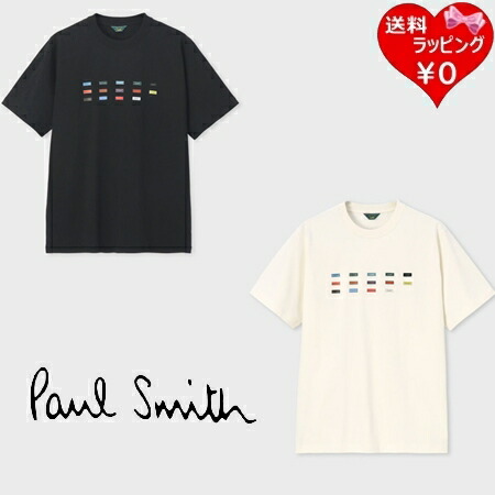 【無料ラッピング】 ポールスミス Paul Smith Tシャツ Paul Smith Lee タブ 綿100% 送料無料