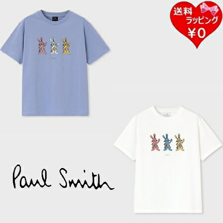 【無料ラッピング】 極点スミス Paul Smith プルオーバー ウィメンズ ラビットトリオ 半袖プルオーバー 綿100% ブランド名 置き目品 新品 差し上げ物 差し上げ物 一般受け おすすめ 生まれ落ちる日 祝する日 クリスマス 貨物輸送無料