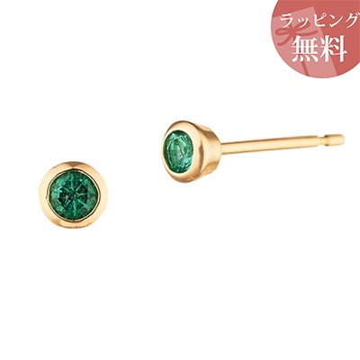 【無料ラッピング】 ヨンドシー ピアス K10 イエローゴールド 5月誕生石 EAU DOUCE 4℃ オデュース ヨンドシー レディース ブランド 正規品 新品 ギフト プレゼント 人気 おすすめ 誕生日 記念日 クリスマス 送料無料
