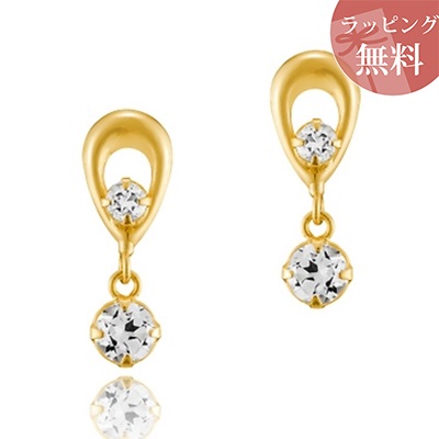 【無料ラッピング】 ヨンドシー ピアス K18 イエローゴールド EAU DOUCE 4℃ オデュース ヨンドシー レディース ブランド 正規品 新品 ギフト プレゼント 人気 おすすめ 誕生日 記念日 クリスマス 送料無料