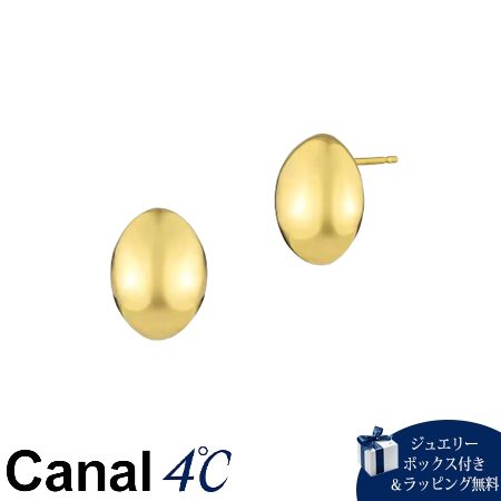 カナルヨンドシー Canal 4℃ カナル4℃ ピアス K10イエローゴールド シンプル レディース