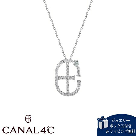 【無料ラッピング】 カナルヨンドシー Canal 4℃ カナル4℃ ネックレス シルバー ロゴ ミニマル アクアマリン レディース ブランド 正規品 新品 ギフト プレゼント 人気 おすすめ 誕生日 記念日 クリスマス 送料無料｜Grand Lounge