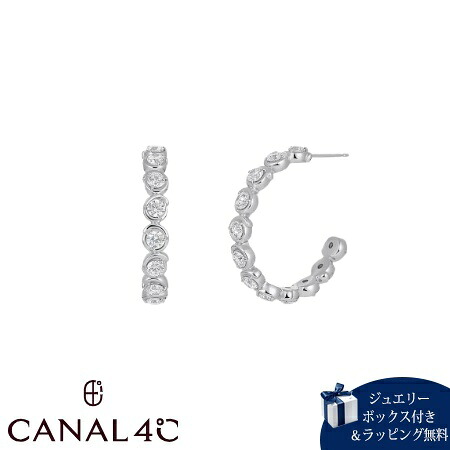 【無料ラッピング】 カナルヨンドシー Canal 4℃ カナル4℃ ピアス シルバー EARFLOW フープ エタニティ キュービックジルコニア レディース ブランド 正規品 新品 ギフト プレゼント 人気 おすすめ 誕生日 記念日 クリスマス 送料無料｜Grand Lounge
