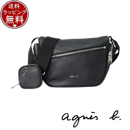 【無料ラッピング】 アニエスベー agnes b バッグ ショルダーバッグ ブラック ブランド 正規品 新品 ギフト プレゼント 人気 おすすめ 誕生日 記念日 クリスマス 送料無料｜Grand Lounge