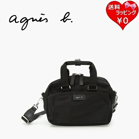 【無料ラッピング】 アニエスベー agnes b ショルダーバッグ ハンドバッグ ナイロン 2way ミニ ショルダー My bag ブラック レディース ブランド 正規品 新品 ギフト プレゼント 人気 おすすめ 誕生日 記念日 クリスマス 送料無料