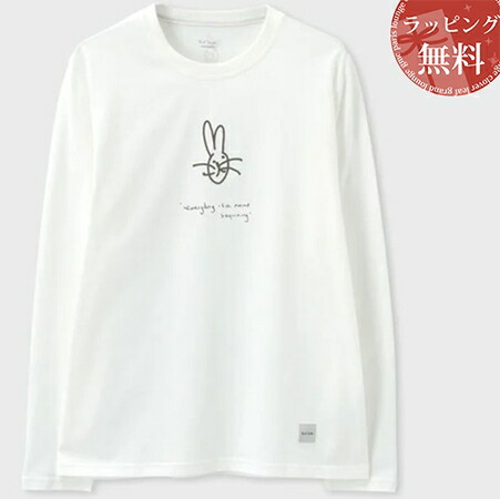 ポールスミス Paul Smith Tシャツ ラビット プリント ロングスリーブtシャツ ホワイトm Ice Org Br