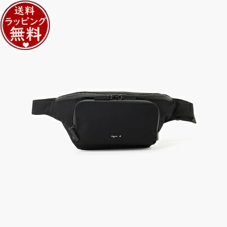 【無料ラッピング】 アニエスべー agnes b ボディバッグ ウエストポーチ ブラック メンズ レディース ブランド 正規品 新品 ギフト プレゼント 人気 おすすめ 誕生日 クリスマス 送料無料|Grand Lounge