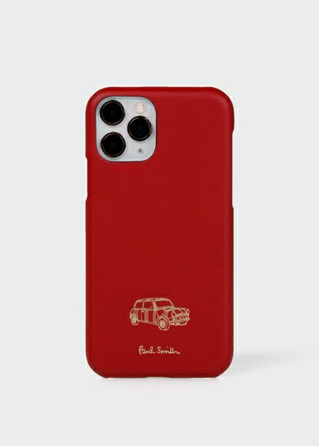 コンビニ受取対応商品 ポールスミス モバイルケース Smith Paul バーガンディー Iphoneケース ミニエンボス ケース カバー Slcp Lk