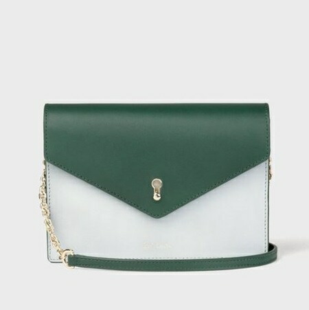 ポールスミス バッグ ネックレス ショルダーバッグ レディース 小銭入れ キーホールエンベロープ レディース ミニショルダー グリーン Paul Smith Grand Loungeポールスミス 財布 バッグ メンズ レディース 送料無料 正規品 新品 ギフト 記念日 お祝い 入学祝 就職祝