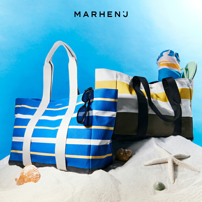 【公式】MARHEN.J マルヘンジェイ MARIE ストライプ ショルダー バッグ トートバッグ 夏 バッグ キャリーオンバッグ 韓国 レディース｜MARHEN.J 公式 店