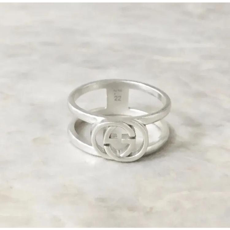 楽天市場】GUCCI グッチ シルバー925 ダブルG スネーク リング・指輪