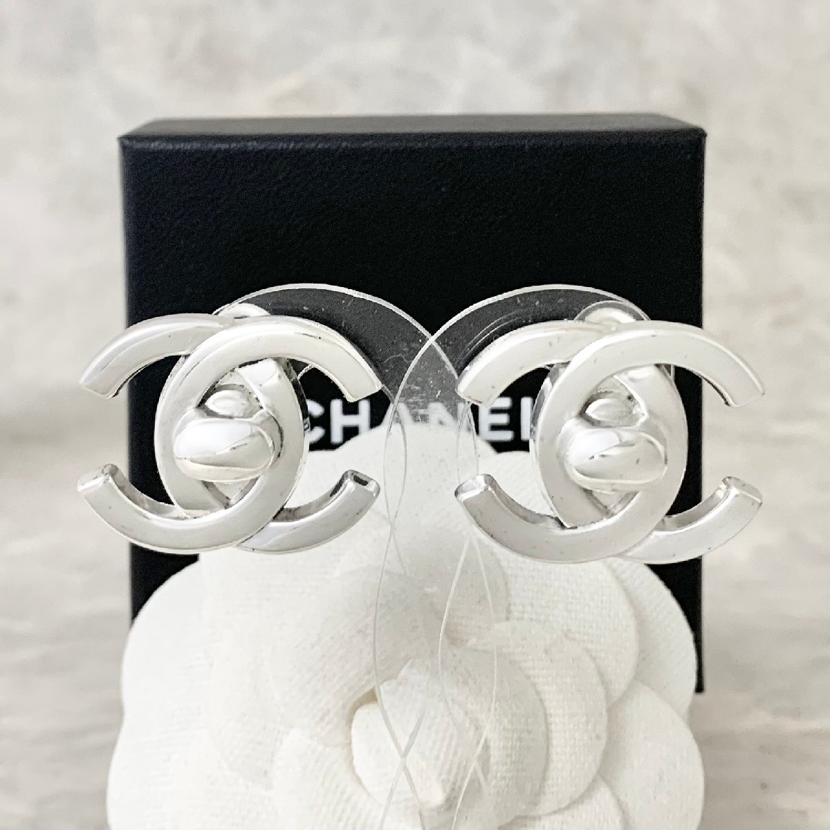 楽天市場】シャネル CHANEL イヤリング ココマーク ターンロック