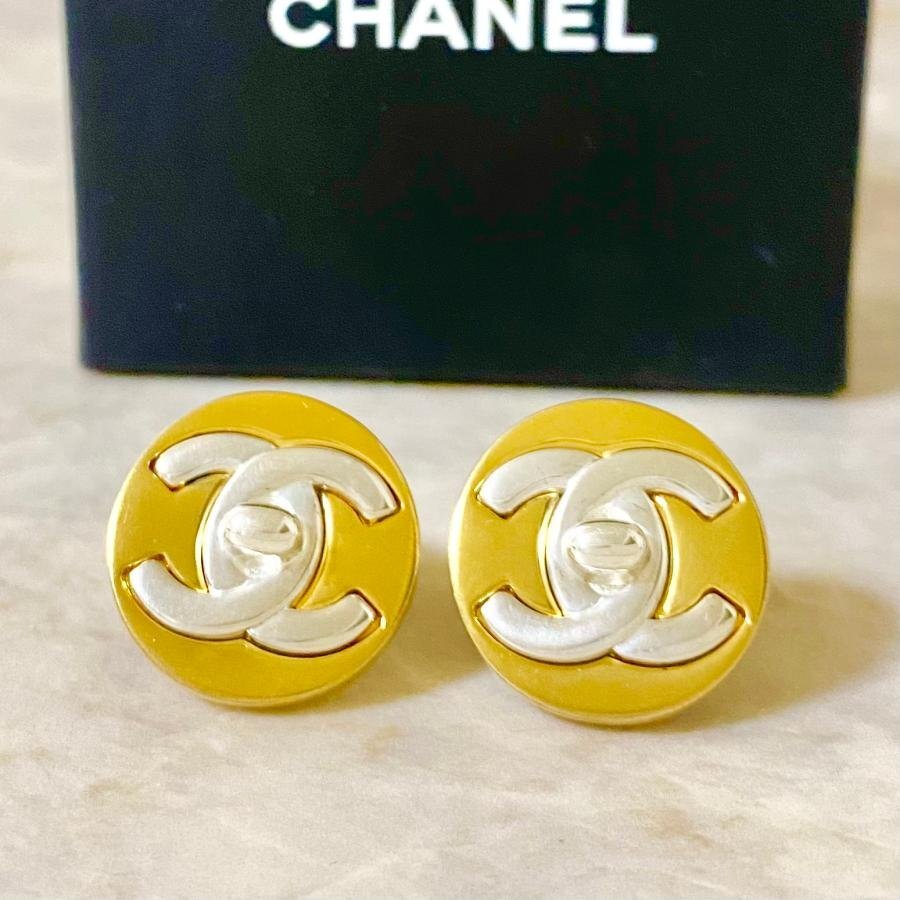楽天市場】シャネル CHANEL ココマーク イヤリング ターンロック 95A