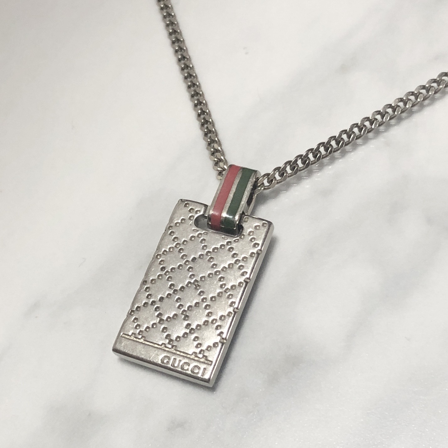 楽天市場】グッチ ネックレス ペンダント ディアマンテ SV925 シルバー